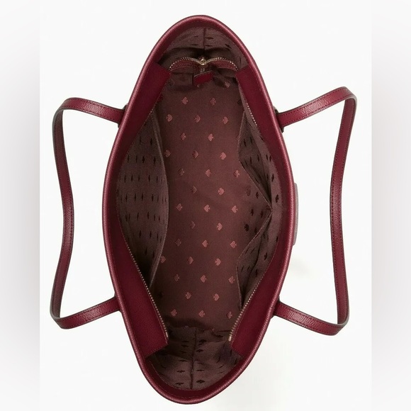 Kate Spade Lori Blackberry Large Textured Tote - Picture 3 of 9